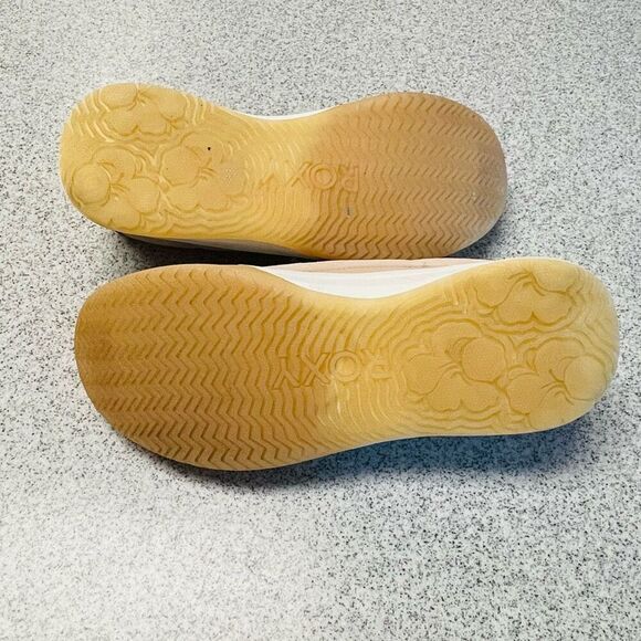 Roxy Joey Slip On Leather Sneaker Blush Pink Size 7 - Picture 7 of 9